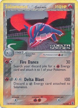 Salamence (14/113) (Delta Species) (Stamped) [EX: Delta Species] | Good Games North