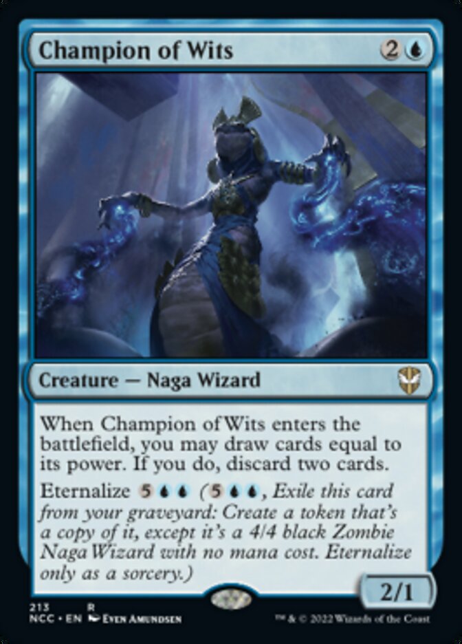 Champion of Wits [Streets of New Capenna Commander] | Good Games North