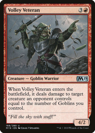 Volley Veteran [Core Set 2019] | Good Games North
