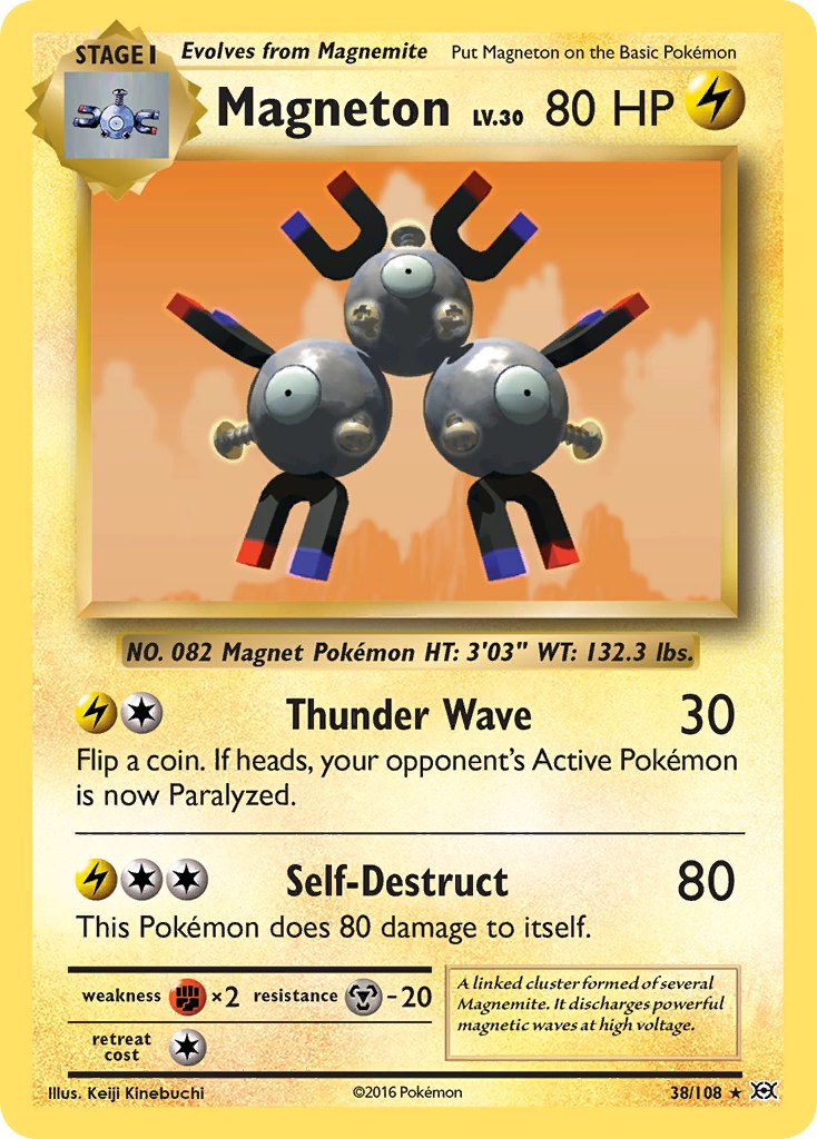 Magneton (38/108) (Theme Deck Exclusive) [XY: Evolutions] | Good Games North