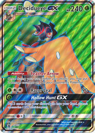 Decidueye GX (SM37) (Jumbo Card) [Sun & Moon: Black Star Promos] | Good Games North