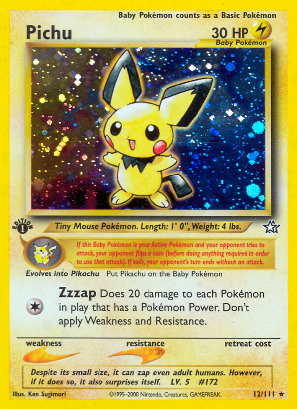 Pichu (12/111) [Neo Genesis 1st Edition] | Good Games North