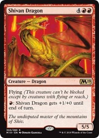 Shivan Dragon [Core Set 2019] | Good Games North