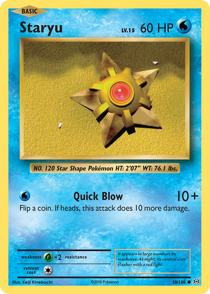 Staryu (30/108) [XY: Evolutions] | Good Games North