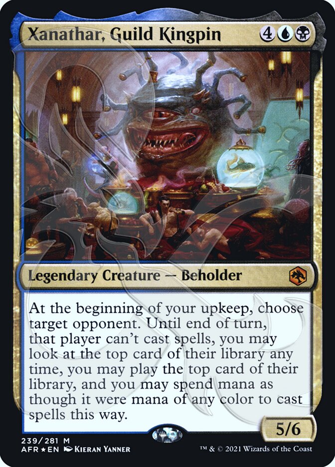 Xanathar, Guild Kingpin (Ampersand Promo) [Dungeons & Dragons: Adventures in the Forgotten Realms Promos] | Good Games North