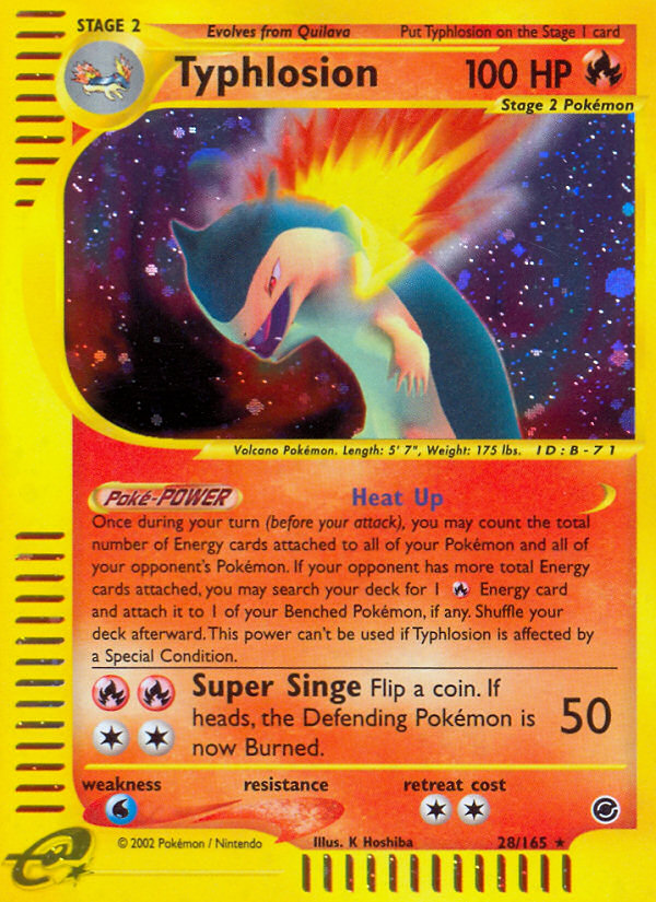 Typhlosion (28/165) [Expedition: Base Set] | Good Games North