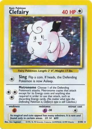 Clefairy (5/102) [Base Set Unlimited] | Good Games North