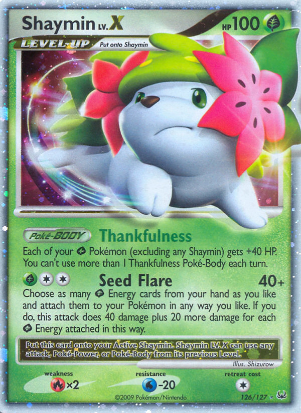 Shaymin LV.X (126/127) [Platinum: Base Set] | Good Games North