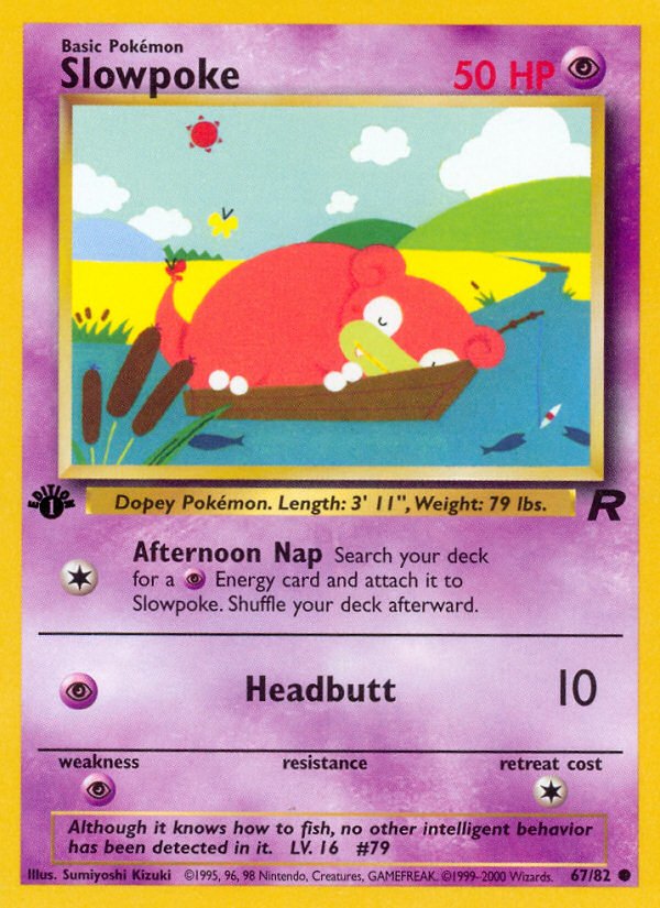 Slowpoke (67/82) [Team Rocket 1st Edition] | Good Games North