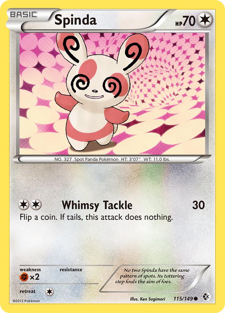 Spinda (115/149) [Black & White: Boundaries Crossed] | Good Games North