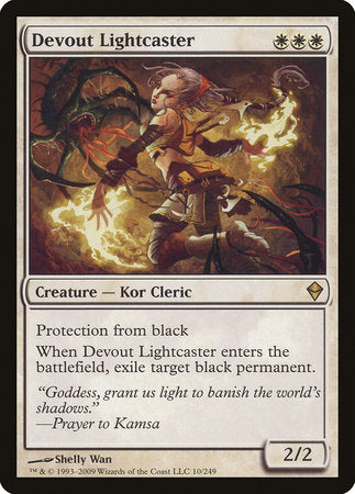 Devout Lightcaster [Zendikar] | Good Games North