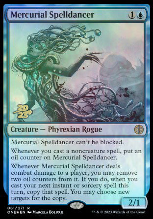 Mercurial Spelldancer [Phyrexia: All Will Be One Prerelease Promos] | Good Games North
