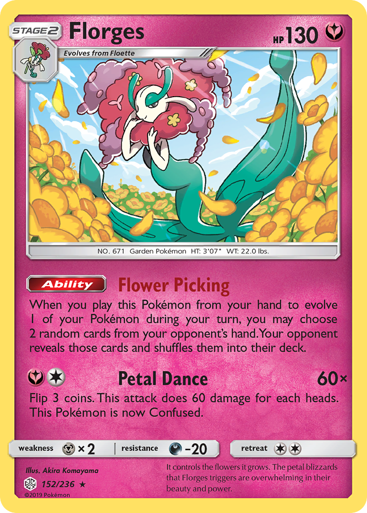Florges (152/236) [Sun & Moon: Cosmic Eclipse] | Good Games North