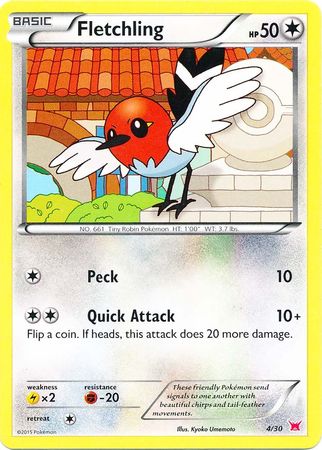 Fletchling (4/30) [XY: Trainer Kit 2 - Latias] | Good Games North