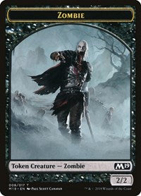 Zombie Token [Core Set 2019 Tokens] | Good Games North
