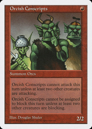 Orcish Conscripts [Fifth Edition] | Good Games North
