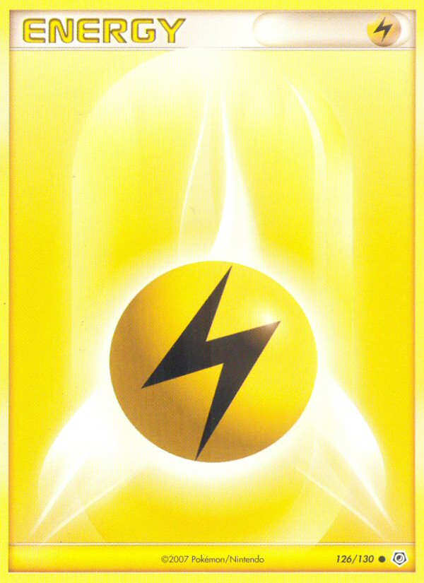 Lightning Energy (126/130) [Diamond & Pearl: Base Set] | Good Games North