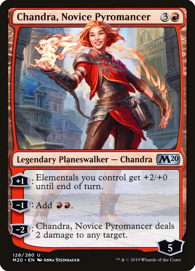 Chandra, Novice Pyromancer [Core Set 2020] | Good Games North