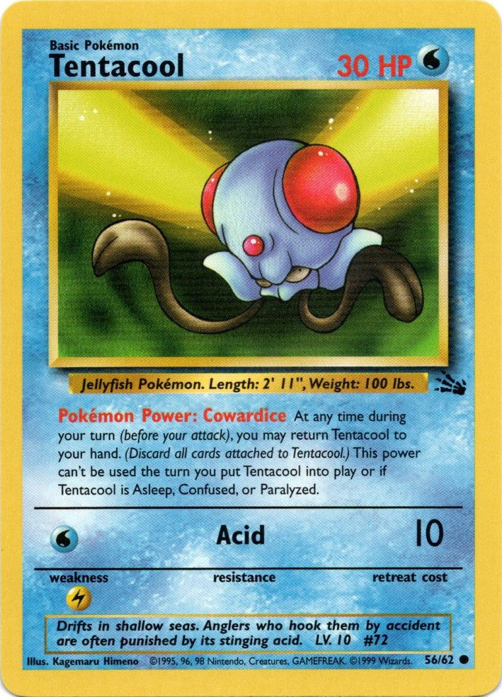 Tentacool (56/62) [Fossil Unlimited] | Good Games North