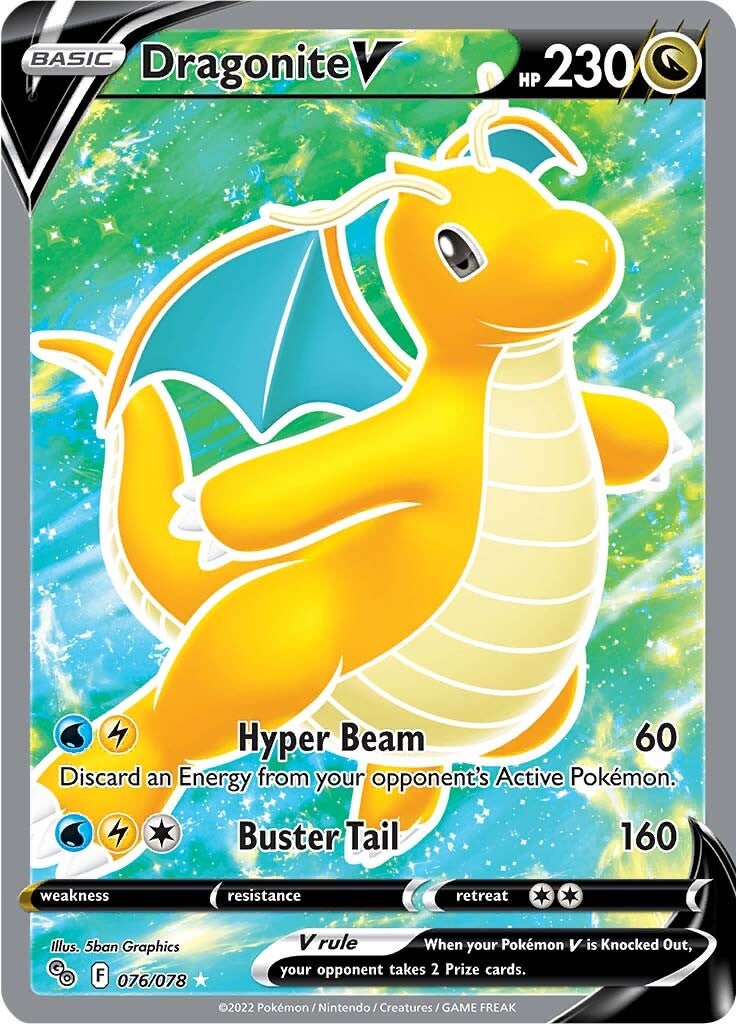 Dragonite V (076/078) [Pokémon GO] | Good Games North