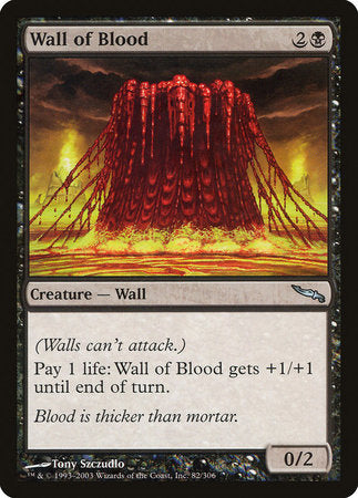 Wall of Blood [Mirrodin] | Good Games North