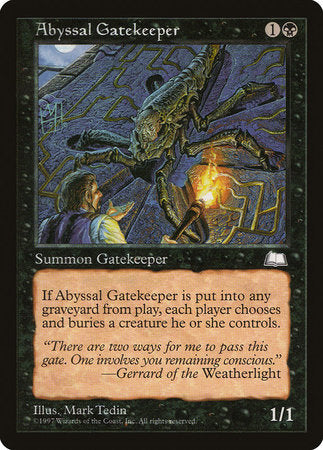 Abyssal Gatekeeper [Weatherlight] | Good Games North
