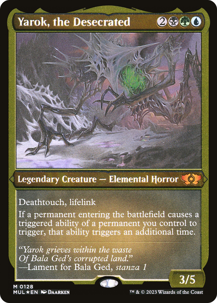 Yarok, the Desecrated (Foil Etched) [Multiverse Legends] | Good Games North