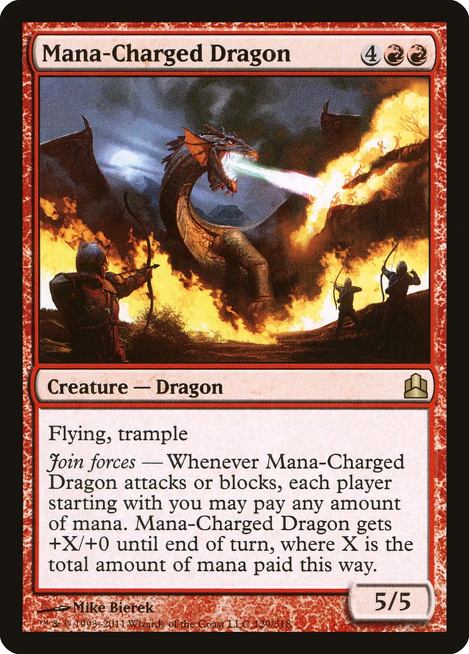 Mana-Charged Dragon [Commander 2011] | Good Games North