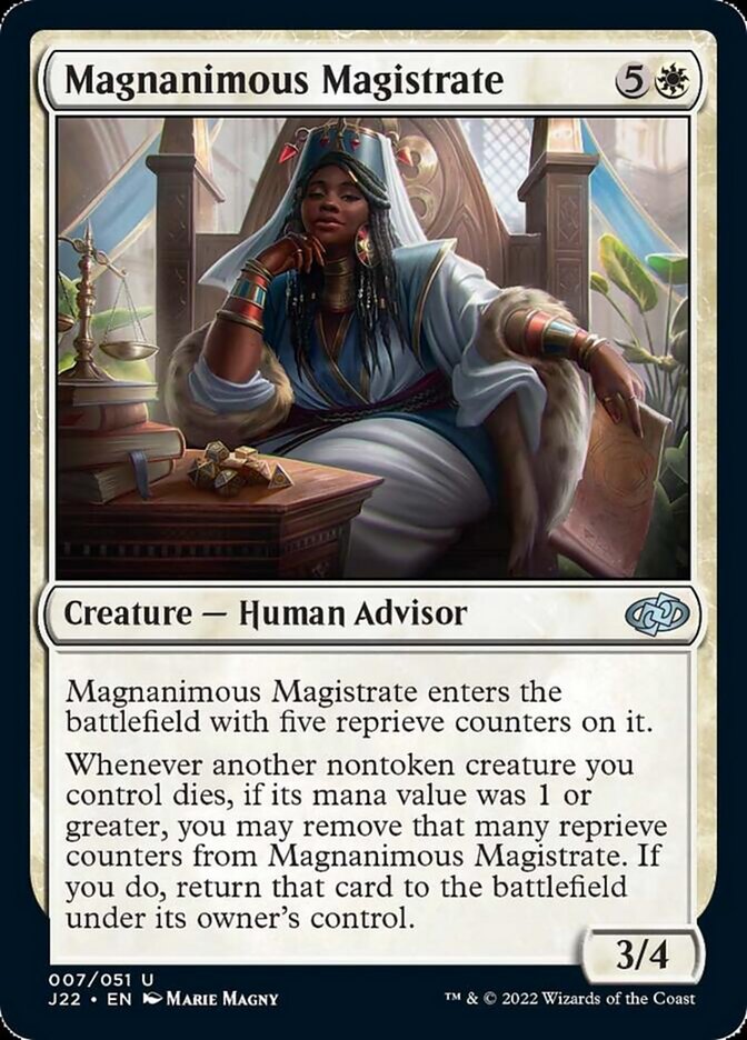 Magnanimous Magistrate [Jumpstart 2022] | Good Games North