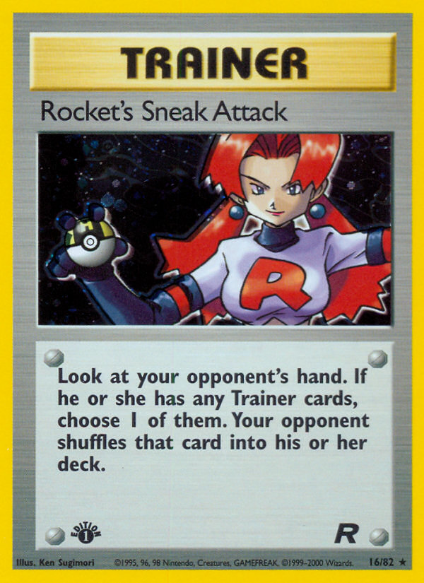 Rocket's Sneak Attack (16/82) [Team Rocket 1st Edition] | Good Games North