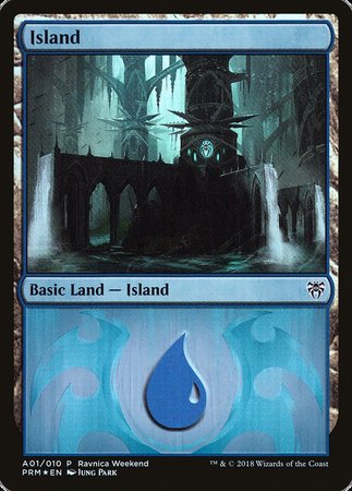 Island - Dimir (A01) [GRN Ravnica Weekend] | Good Games North