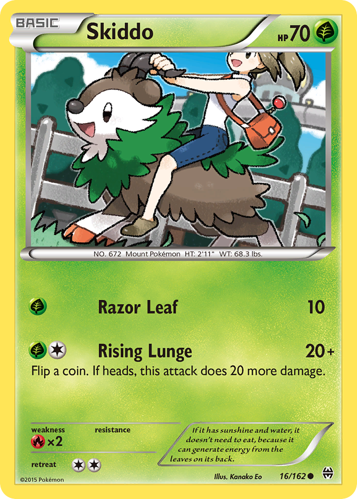 Skiddo (16/162) [XY: BREAKthrough] | Good Games North