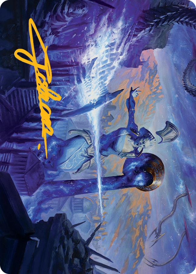 Ephara, Ever-Sheltering Art Card (Gold-Stamped Signature) [March of the Machine Art Series] | Good Games North