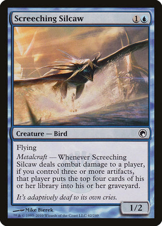 Screeching Silcaw [Scars of Mirrodin] | Good Games North