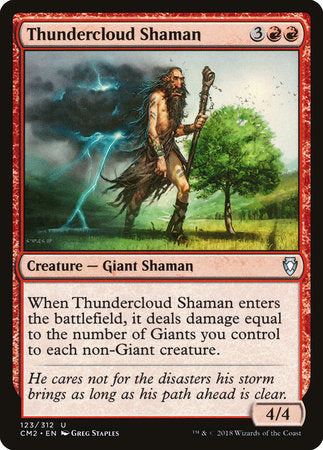 Thundercloud Shaman [Commander Anthology Volume II] | Good Games North