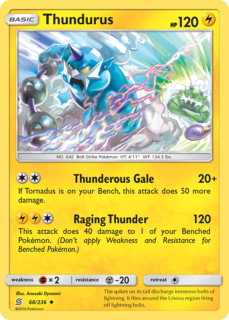 Thundurus (68/236) [Sun & Moon: Unified Minds] | Good Games North