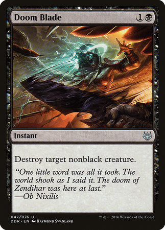Doom Blade [Duel Decks: Nissa vs. Ob Nixilis] | Good Games North