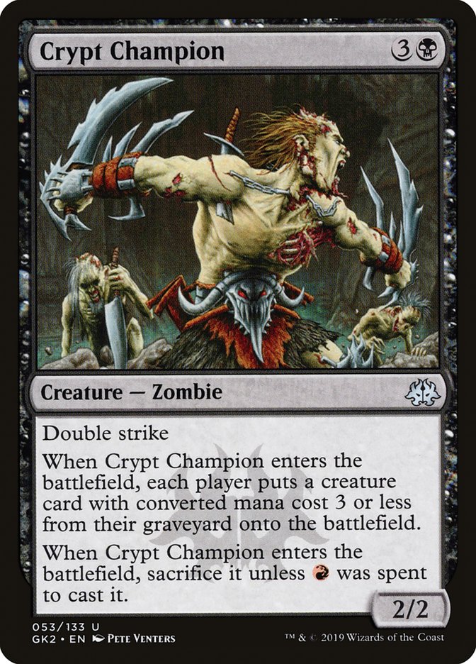 Crypt Champion [Ravnica Allegiance Guild Kit] | Good Games North