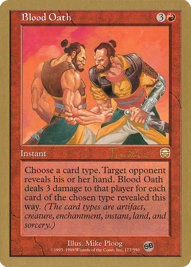 Blood Oath (Jan Tomcani) (SB) [World Championship Decks 2001] | Good Games North