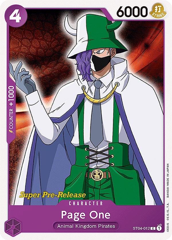 Page One [Super Pre-Release Starter Deck: Animal Kingdom Pirates] | Good Games North
