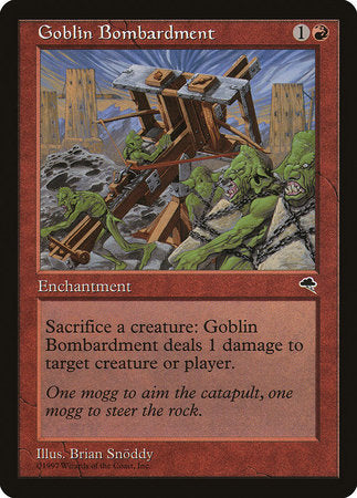 Goblin Bombardment [Tempest] | Good Games North