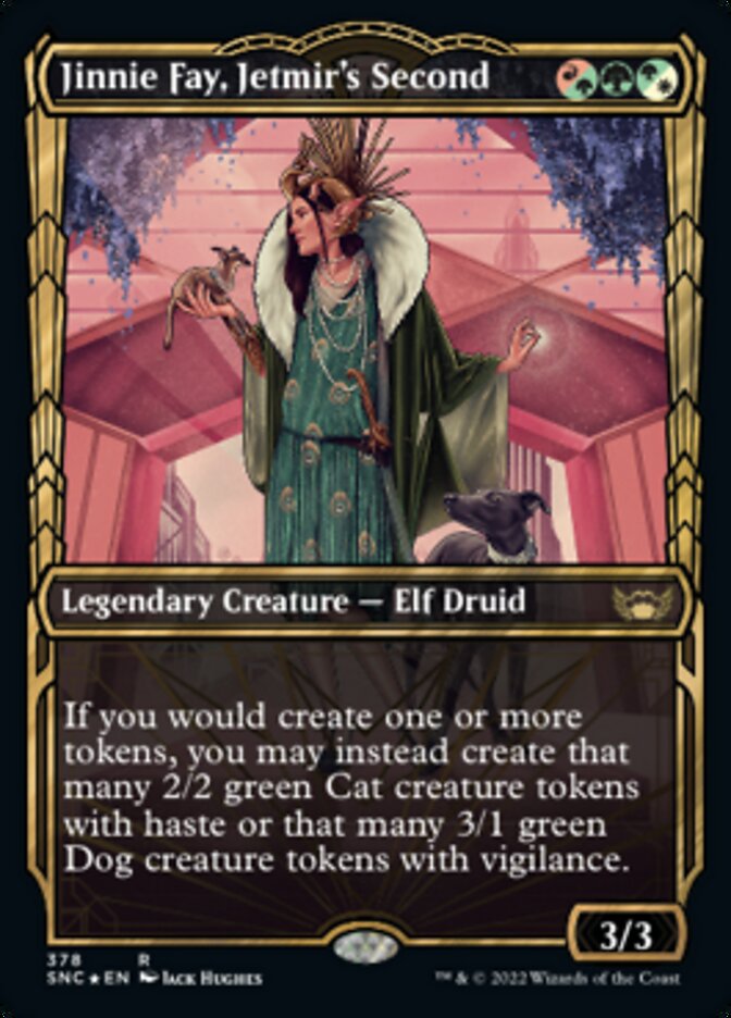 Jinnie Fay, Jetmir's Second (Showcase Golden Age Gilded Foil) [Streets of New Capenna] | Good Games North
