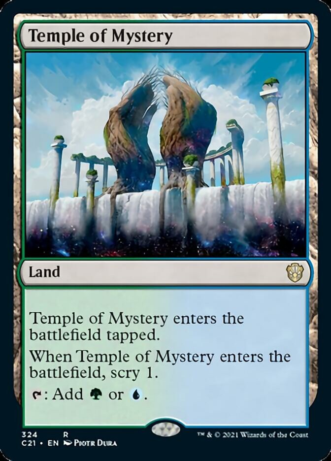 Temple of Mystery [Commander 2021] | Good Games North