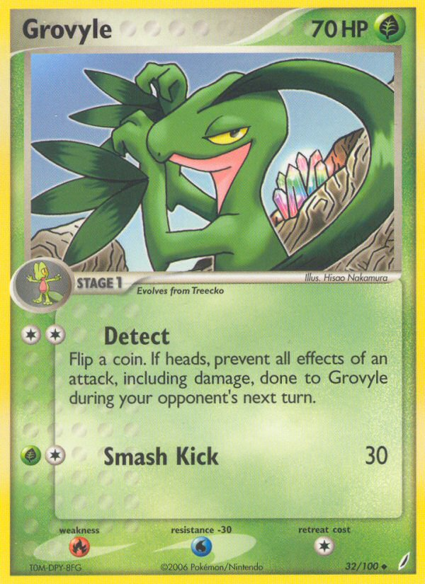 Grovyle (32/100) [EX: Crystal Guardians] | Good Games North
