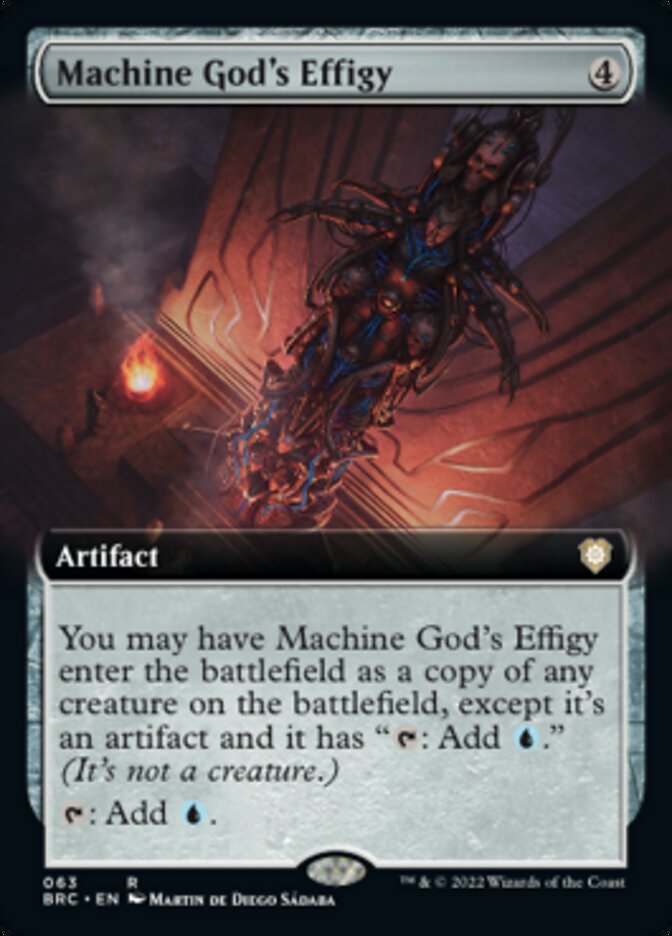 Machine God's Effigy (Extended Art) [The Brothers' War Commander] | Good Games North