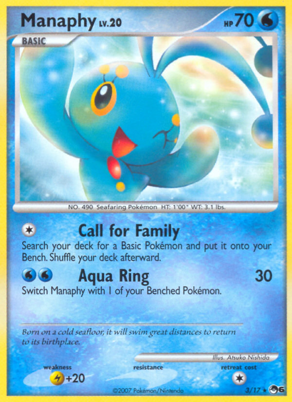 Manaphy (3/17) [POP Series 6] | Good Games North