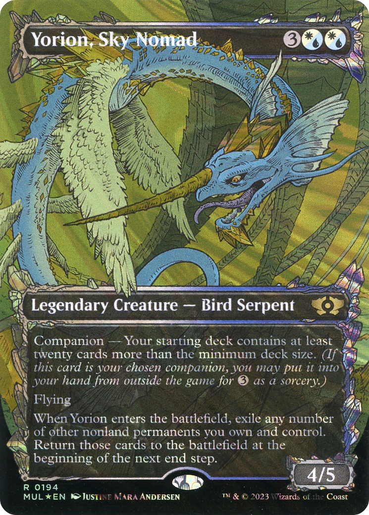 Yorion, Sky Nomad (Halo Foil) [Multiverse Legends] | Good Games North