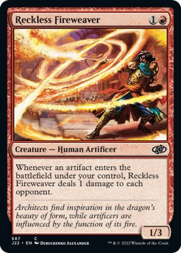 Reckless Fireweaver [Jumpstart 2022] | Good Games North