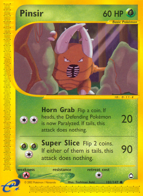 Pinsir (101/147) [Aquapolis] | Good Games North