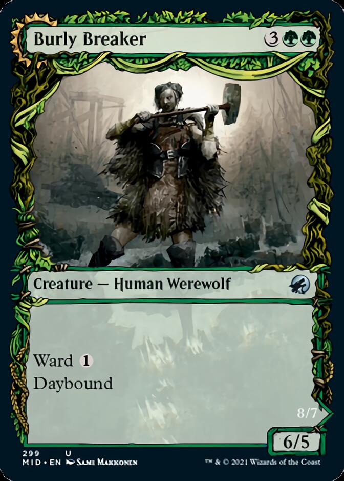 Burly Breaker // Dire-Strain Demolisher (Showcase Equinox) [Innistrad: Midnight Hunt] | Good Games North